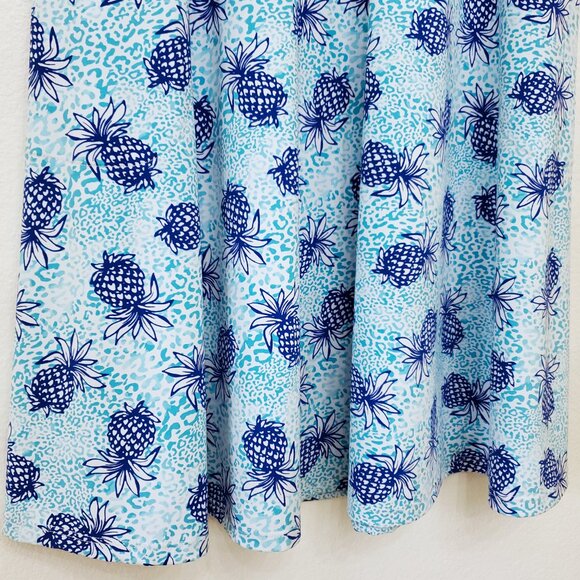 Southwind Apparel UPF 50 Bandeau Swing Sun Athletic Dress Pineapple Print Small - Picture 3 of 12